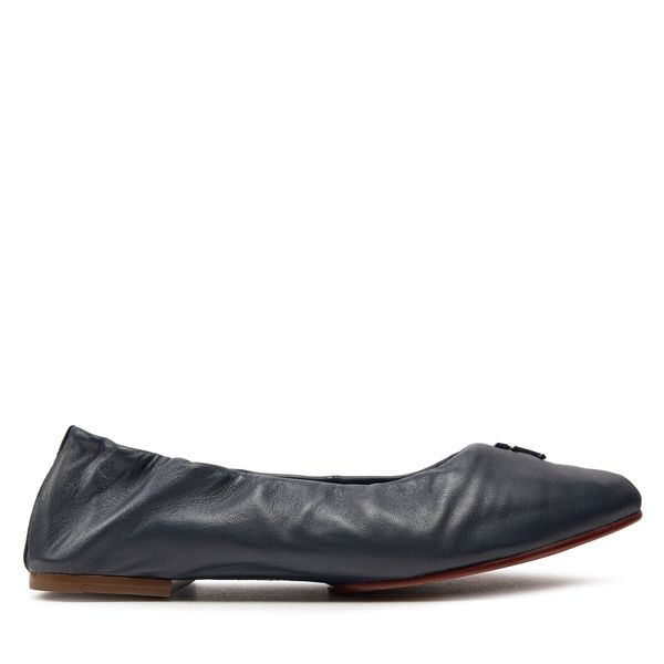 Tommy Hilfiger Balerinke Tommy Hilfiger Th Elevated Elastic Ballerina FW0FW07882 Space Blue DW6