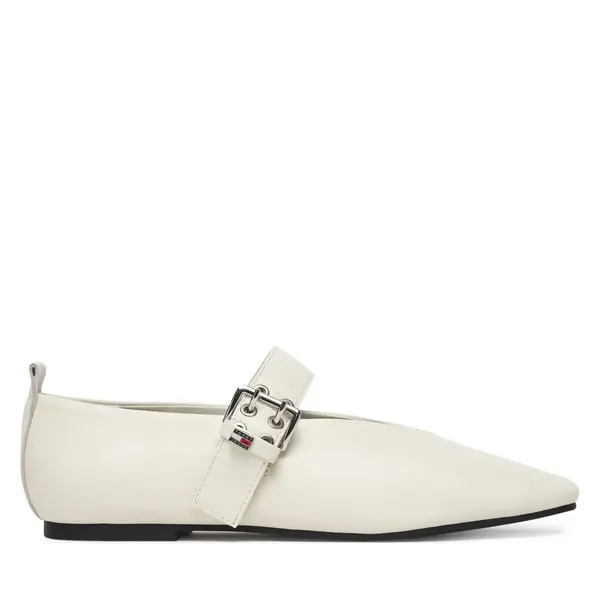 Tommy Jeans Balerinke Tommy Jeans Tjw Ballerina Buckle EN0EN03019 Bijela