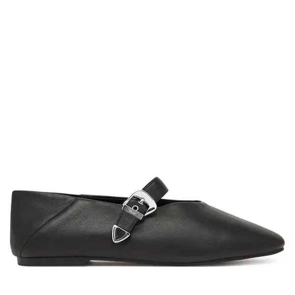 Tommy Jeans Balerinke Tommy Jeans Tjw Ballerina Nappa Leather EN0EN03043 Crna