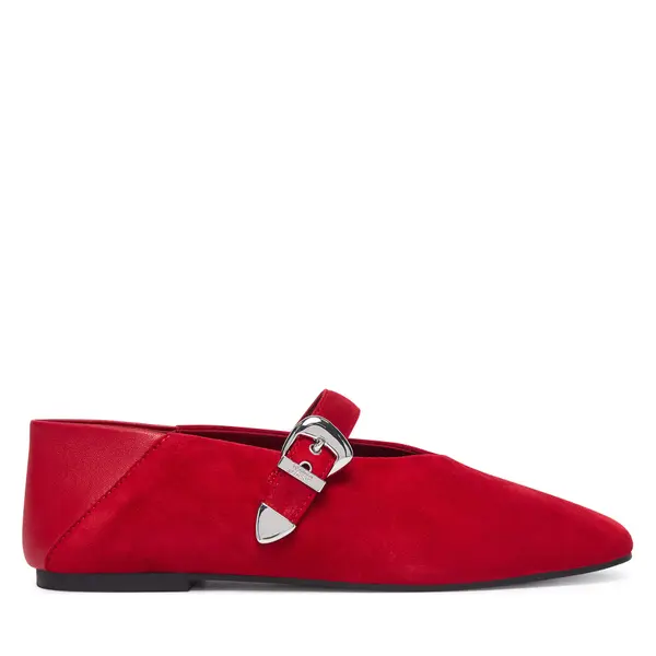 Tommy Jeans Balerinke Tommy Jeans Tjw Ballerina Suede EN0EN03067 Crvena