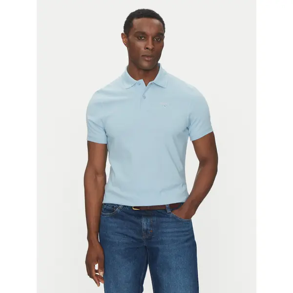 Barbour Barbour Polo Original Sports MML0358BL32 Svijetloplava Tailored Fit