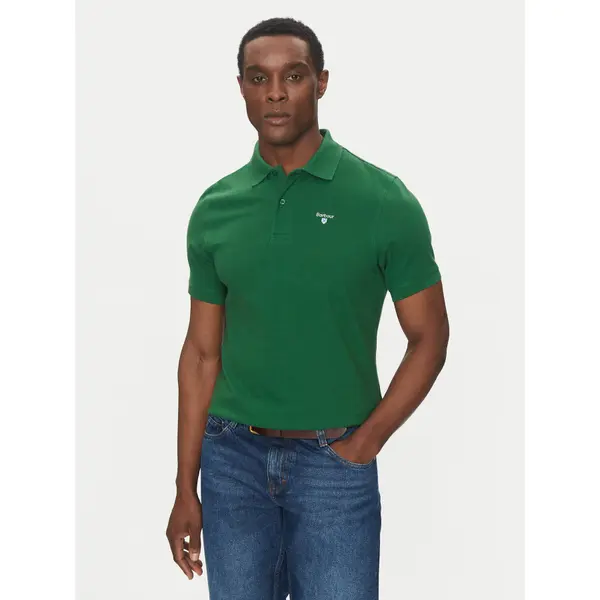 Barbour Barbour Polo Original Sports MML0358OL72 Zelena Tailored Fit