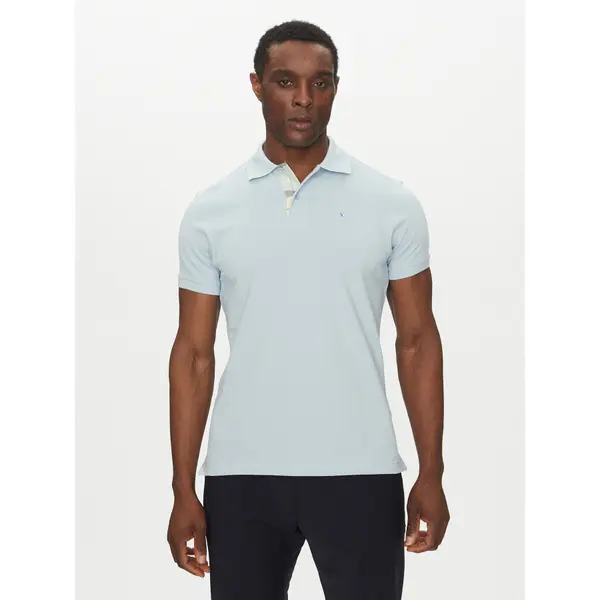 Barbour Barbour Polo Tartan MML0012BU44 Svijetloplava Regular Fit
