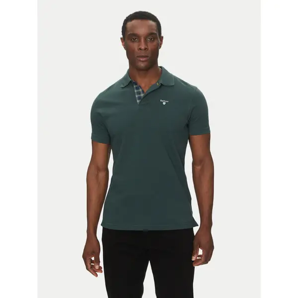 Barbour Barbour Polo Tartan MML0012GN89 Zelena Regular Fit