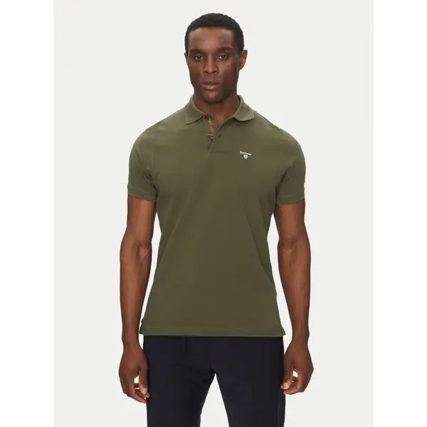 Barbour Barbour Polo Tartan MML0012OL51 Kaki Regular Fit