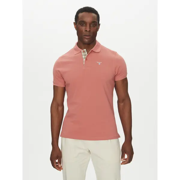 Barbour Barbour Polo Tartan MML0012PI55 Ružičasta Regular Fit