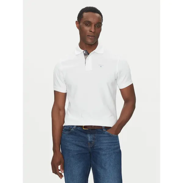 Barbour Barbour Polo Tartan MML0012WH11 Bijela Tailored Fit