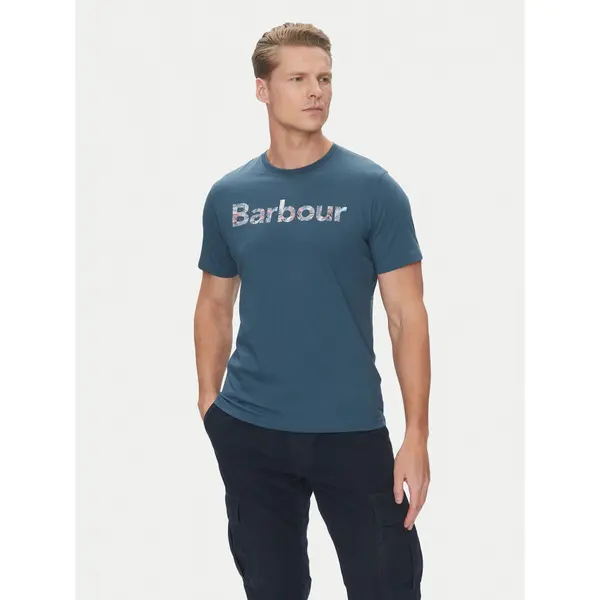 Barbour Barbour T-shirt Devon MTS1391BU18 Tamnoplava Regular Fit