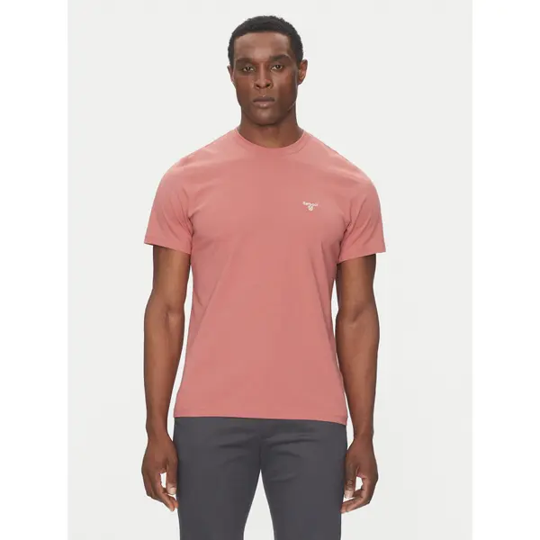 Barbour Barbour T-shirt Essential Sports MTS0331PI55 Ružičasta Tailored Fit
