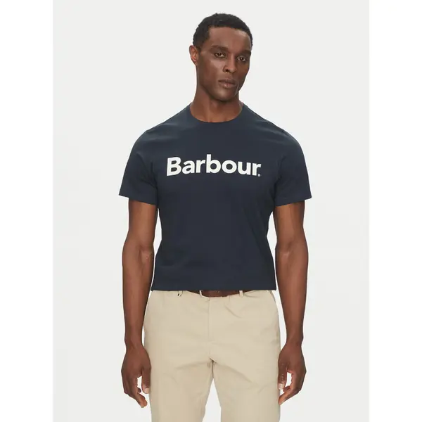 Barbour Barbour T-shirt Logo MTS0531NY31 Tamnoplava Tailored Fit