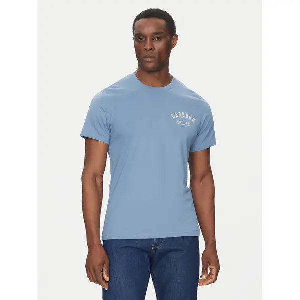 Barbour Barbour T-shirt Preppy MTS0502BU27 Plava Tailored Fit