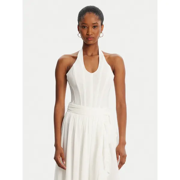 bardot Bardot Bodi Trey Halter Neck 60030TB Bijela Slim Fit