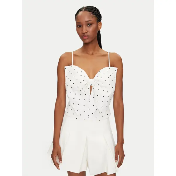 bardot Bardot Top Vieda 59755TB Bijela Regular Fit