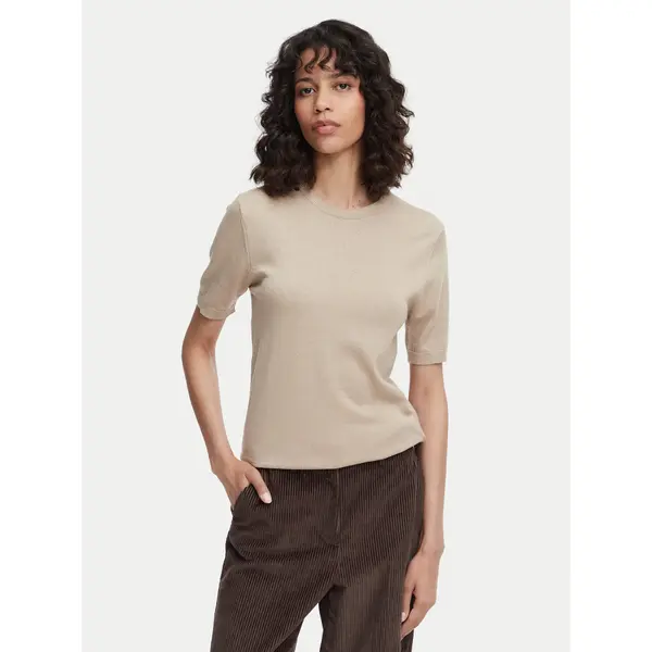 Beverly Hills Polo Club Beverly Hills Polo Club Majica P-SS26W-M6564-0132 Bež Regular Fit