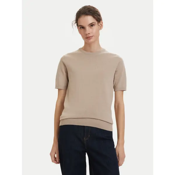 Beverly Hills Polo Club Beverly Hills Polo Club Majica P-SS26W-M6564-0132 Bež Regular Fit