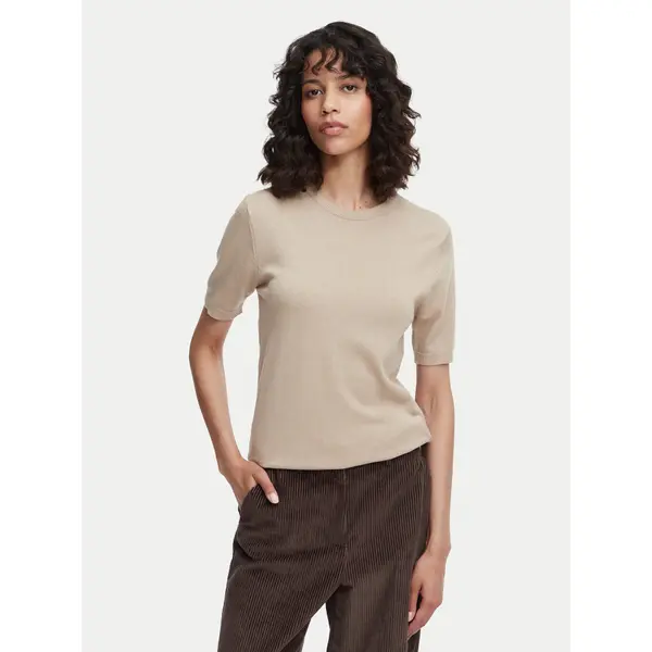 Beverly Hills Polo Club Beverly Hills Polo Club Majica P-SS26W-M6564-0132 Bež Regular Fit