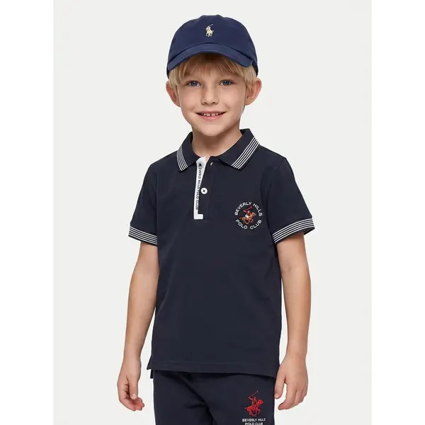 Beverly Hills Polo Club Beverly Hills Polo Club Polo P-SS26B-P424108 Tamnoplava Regular Fit