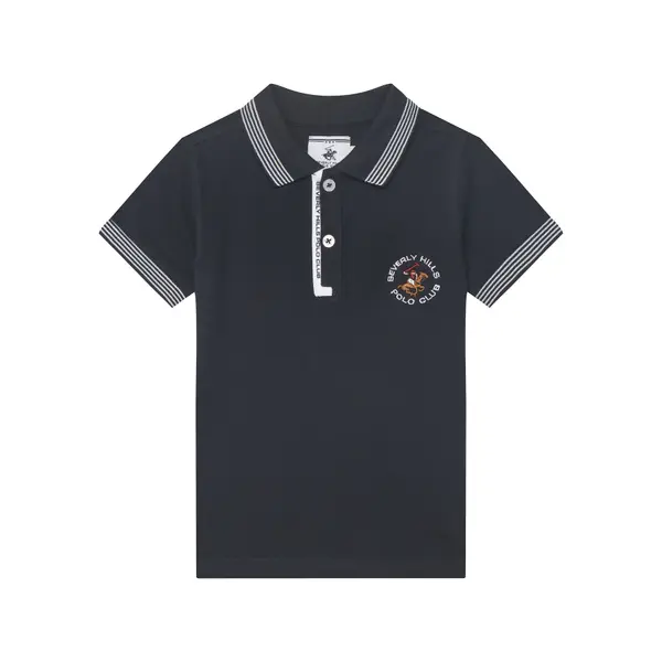 Beverly Hills Polo Club Beverly Hills Polo Club Polo P-SS26B-P424108 Tamnoplava Regular Fit