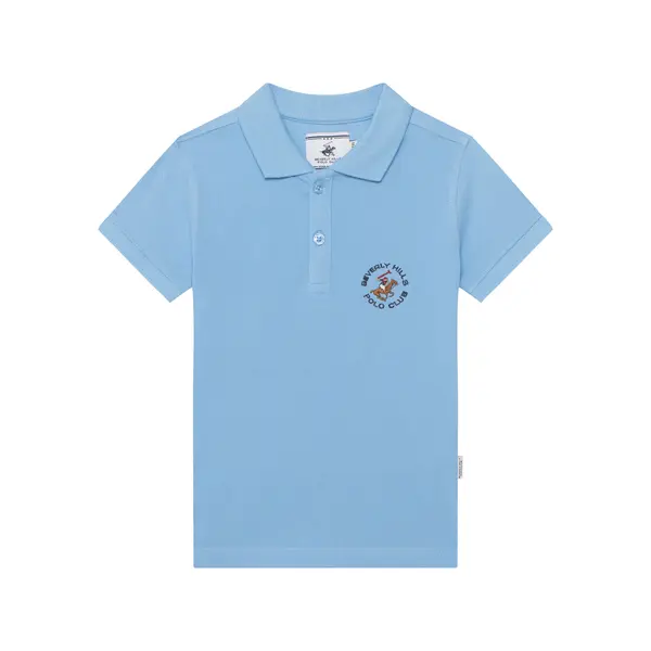 Beverly Hills Polo Club Beverly Hills Polo Club Polo P-SS26B-P42560 Plava Regular Fit