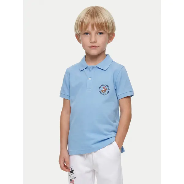 Beverly Hills Polo Club Beverly Hills Polo Club Polo P-SS26B-P42560 Plava Regular Fit