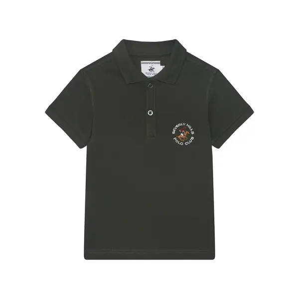 Beverly Hills Polo Club Beverly Hills Polo Club Polo P-SS26B-P42560 Tamno zelena Regular Fit
