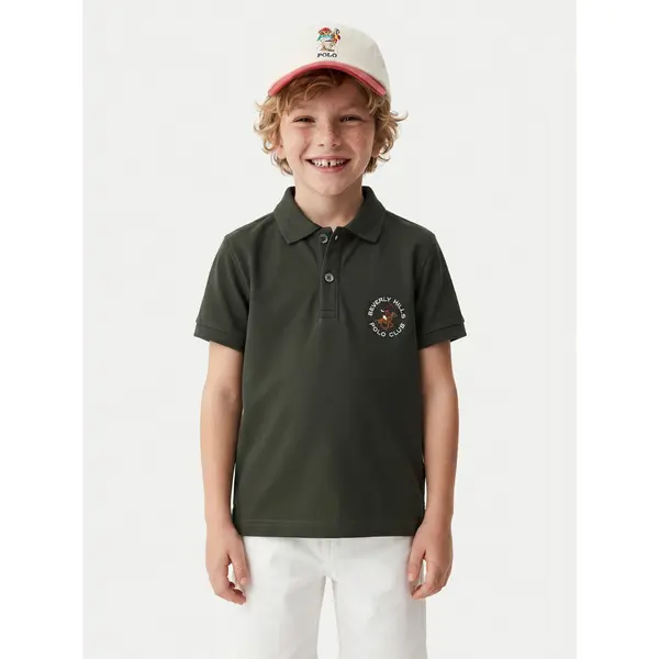Beverly Hills Polo Club Beverly Hills Polo Club Polo P-SS26B-P42560 Tamno zelena Regular Fit