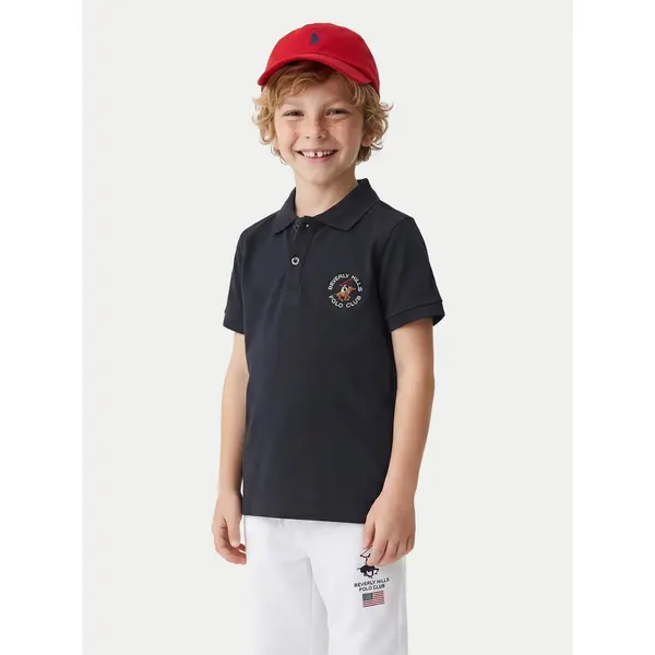 Beverly Hills Polo Club Beverly Hills Polo Club Polo P-SS26B-P42560 Tamnoplava Regular Fit