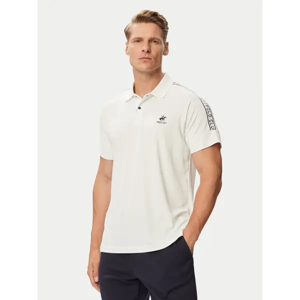 Beverly Hills Polo Club Beverly Hills Polo Club Polo P-SS26M-P0170 Bijela Regular Fit