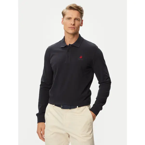 Beverly Hills Polo Club Beverly Hills Polo Club Polo P-SS26M-P424125 Tamnoplava Regular Fit