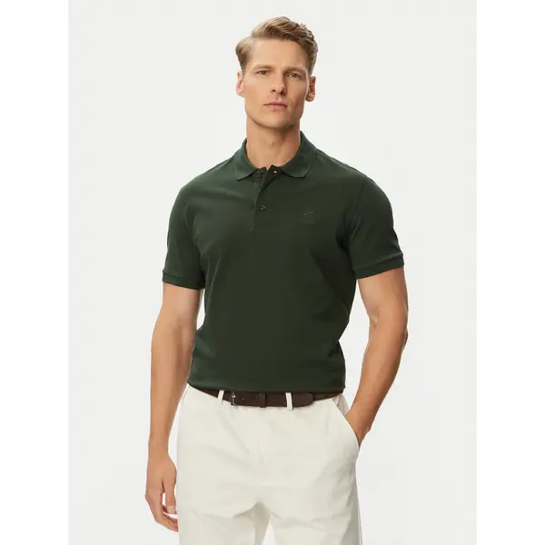 Beverly Hills Polo Club Beverly Hills Polo Club Polo P-SS26M-P42560 Tamno zelena Regular Fit