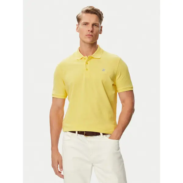 Beverly Hills Polo Club Beverly Hills Polo Club Polo P-SS26M-P42560_BBU Žuta Regular Fit