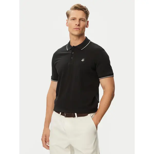Beverly Hills Polo Club Beverly Hills Polo Club Polo P-SS26M-P42561 Crna Regular Fit