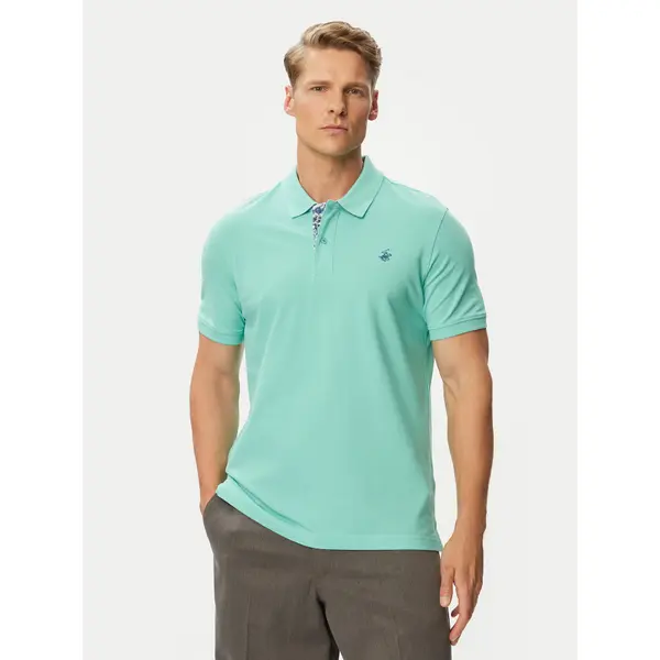 Beverly Hills Polo Club Beverly Hills Polo Club Polo P-SS26M-P450106 Tirkizna Regular Fit