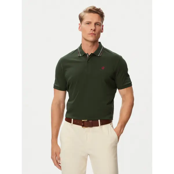Beverly Hills Polo Club Beverly Hills Polo Club Polo P-SS26M-P450111 Tamno zelena Regular Fit