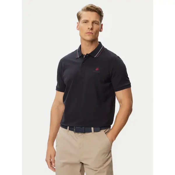 Beverly Hills Polo Club Beverly Hills Polo Club Polo P-SS26M-P450111 Tamnoplava Regular Fit