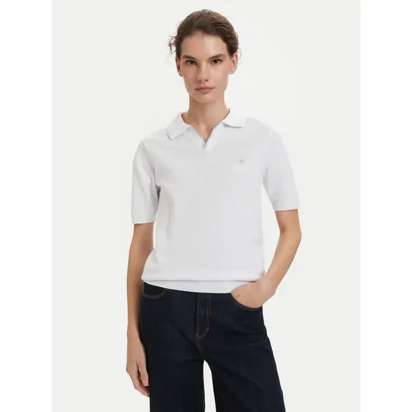 Beverly Hills Polo Club Beverly Hills Polo Club Polo P-SS26W-M550273 Bijela Regular Fit