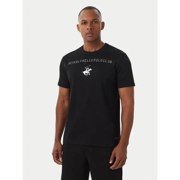 Beverly Hills Polo Club Beverly Hills Polo Club T-shirt M1543 Crna Regular Fit