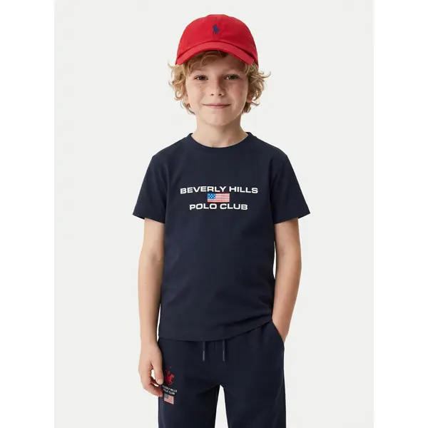 Beverly Hills Polo Club Beverly Hills Polo Club T-shirt P-SS26B-TS0132 Tamnoplava Regular Fit