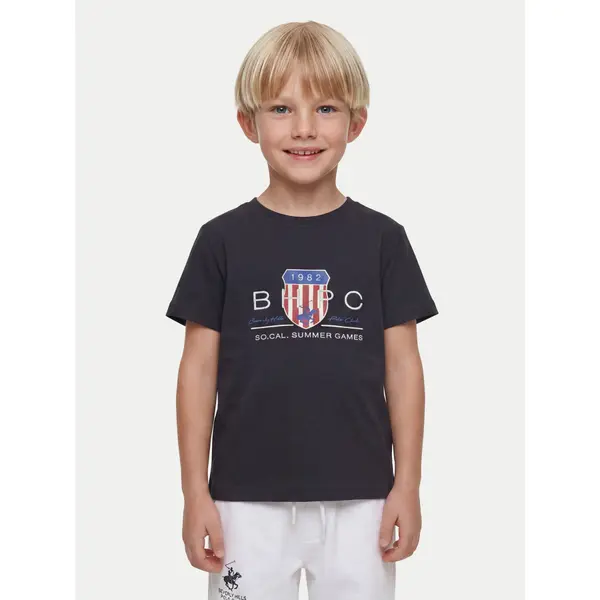 Beverly Hills Polo Club Beverly Hills Polo Club T-shirt P-SS26B-TS414011 Tamnoplava Regular Fit