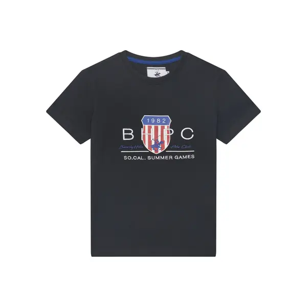 Beverly Hills Polo Club Beverly Hills Polo Club T-shirt P-SS26B-TS414011 Tamnoplava Regular Fit