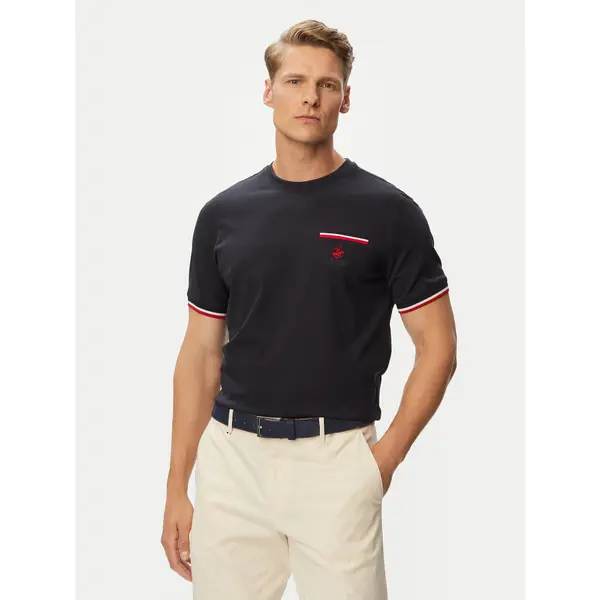 Beverly Hills Polo Club Beverly Hills Polo Club T-shirt P-SS26M-TS0112 Tamnoplava Regular Fit
