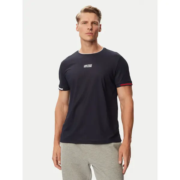 Beverly Hills Polo Club Beverly Hills Polo Club T-shirt P-SS26M-TS0172 Tamnoplava Regular Fit