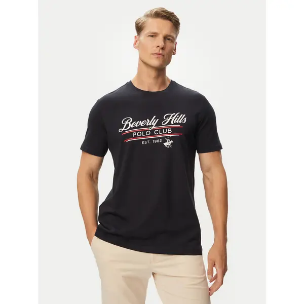 Beverly Hills Polo Club Beverly Hills Polo Club T-shirt P-SS26M-TS1302 Tamnoplava Regular Fit