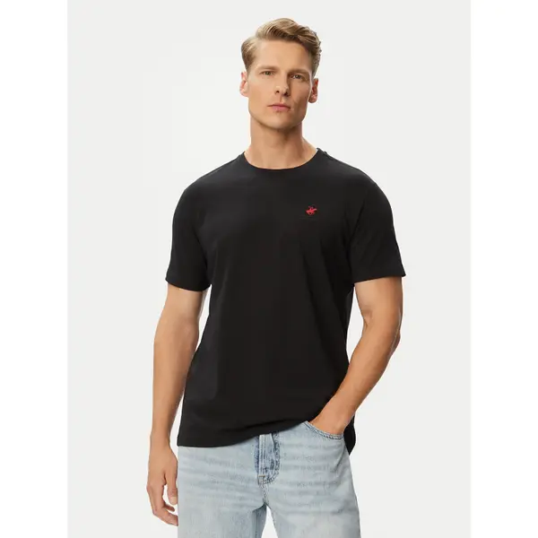 Beverly Hills Polo Club Beverly Hills Polo Club T-shirt P-SS26M-TS5022 Crna Regular Fit