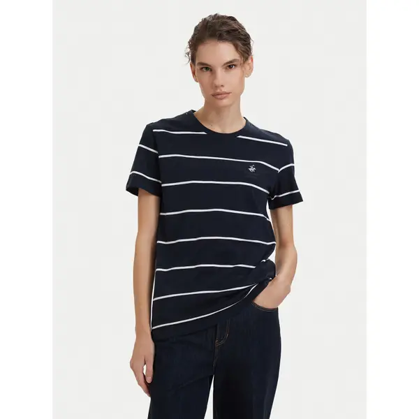 Beverly Hills Polo Club Beverly Hills Polo Club T-shirt P-SS26W-TS0162 Tamnoplava Regular Fit