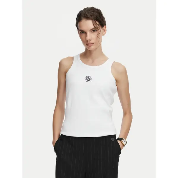 Beverly Hills Polo Club Beverly Hills Polo Club Top P-SS26W-TK550000 Bijela Regular Fit