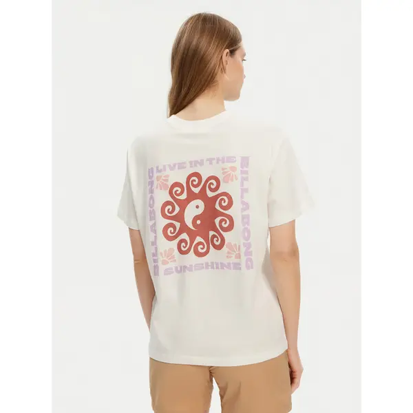 Billabong Billabong T-shirt EBJZT00432-SCS Bijela Regular Fit