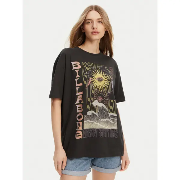 Billabong Billabong T-shirt EBJZT00443-KTA0 Crna Regular Fit