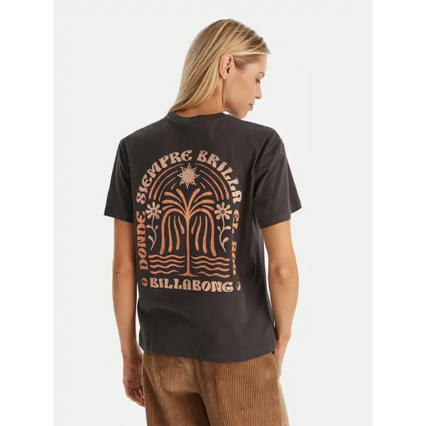 Billabong Billabong T-shirt EBJZT00496 Crna Oversize