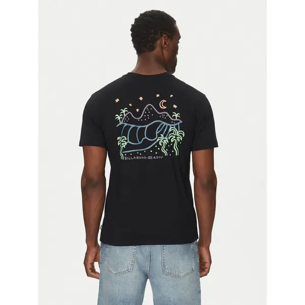 Billabong Billabong T-shirt EBYZT00296cz Crna Regular Fit